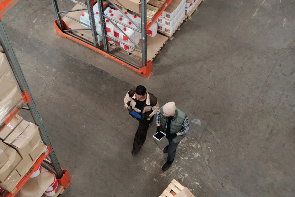 Dirigeant de PME dans ses ateliers